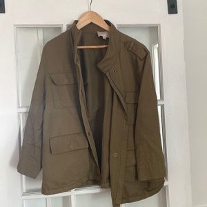 Loft olive linen spring jacket